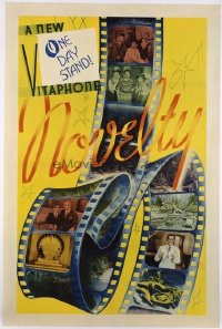 1048 ONE DAY STAND linenbacked one-sheet movie poster '30s Vitaphone Novelty!