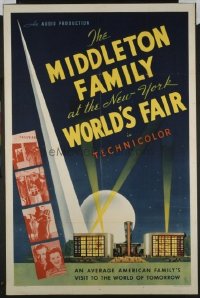 351 MIDDLETON FAMILY AT THE N.Y. WORLD'S FAIR 1sheet