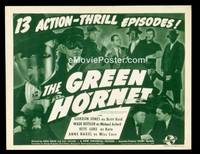 v334a GREEN HORNET ('39)  TC '39 Gordon Jones as Britt Reid!