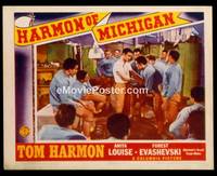 v410h HARMON OF MICHIGAN #8 LC '41 in the locker room!