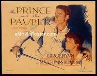 v175a PRINCE & THE PAUPER ('37)  TC '37 Errol Flynn, Mauch